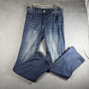 Judy Blue Los Angeles Straight Leg Jeans Dark Wash High Rise Stretch 13/31 82101